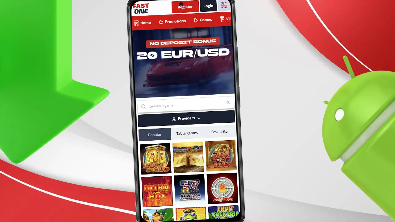 Скачати додаток F1 Casino на Android