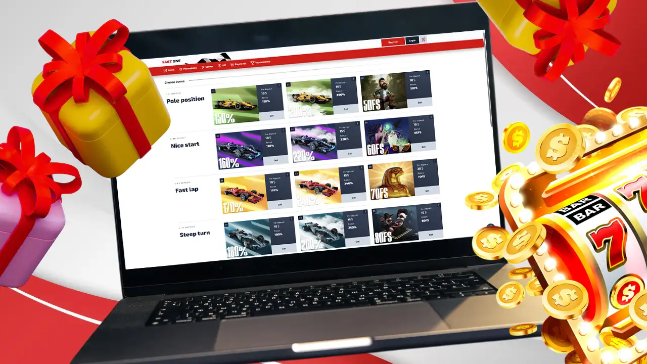 Бонуси F1 Casino — вигідні пропозиції та акції Ф1 казино